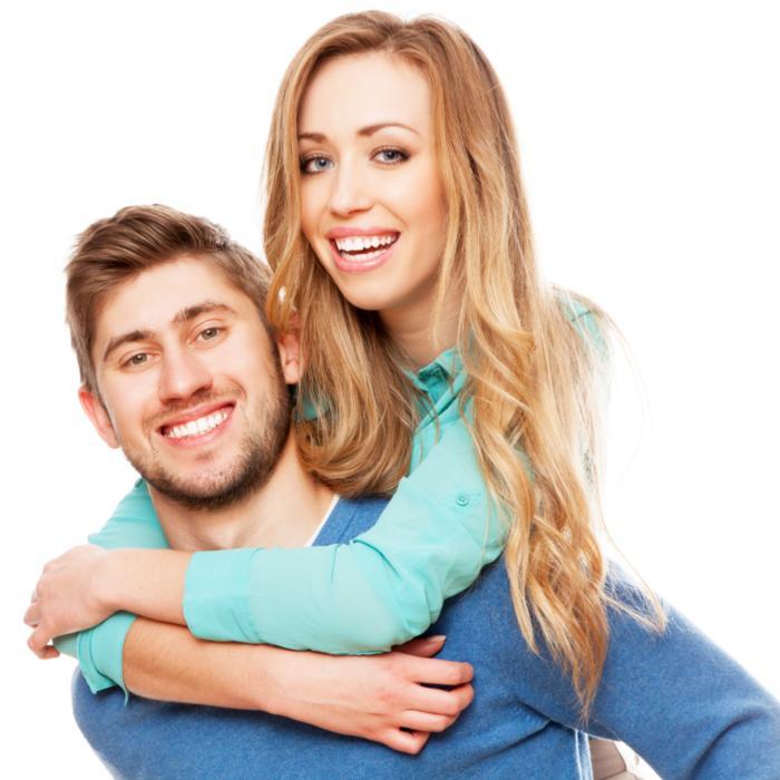 couple after professional teeth whitening in mount pleasant