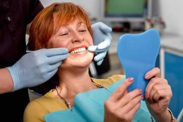 woman being fitted for invisalign in charleston