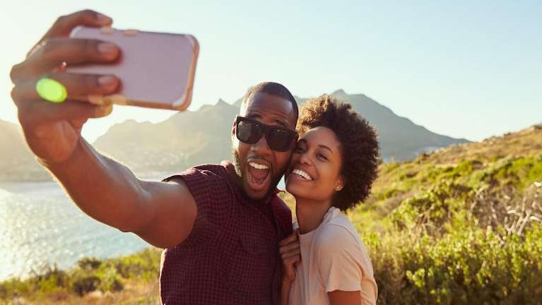 A black couple with cosmetic dentistry in Mount Pleasant