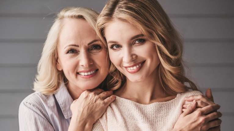 a photo of a mother and daughter