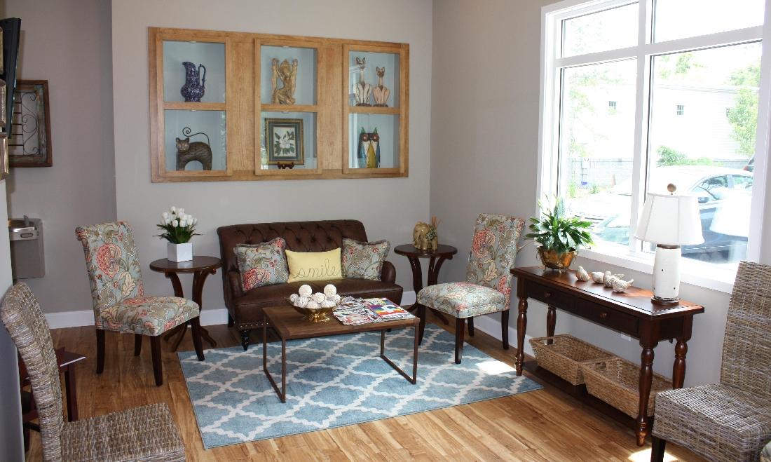 waiting area at east cooper smiles in mt pleasant sc